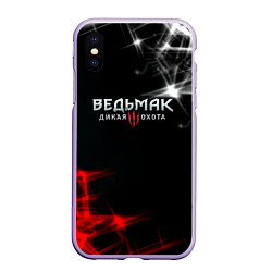 Чехол iPhone XS Max матовый Ведьмак дым