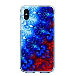 Чехол iPhone XS Max матовый Душа моя Россия 2