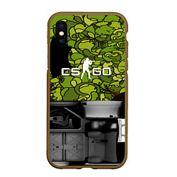 Чехол iPhone XS Max матовый Counter strike game skin