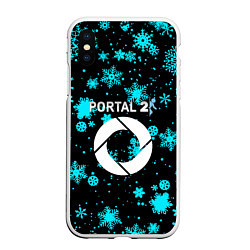 Чехол iPhone XS Max матовый Portal winter