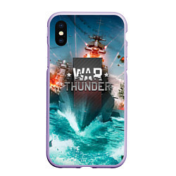 Чехол iPhone XS Max матовый Wartunder корабль авианосец