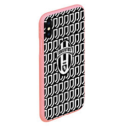 Чехол iPhone XS Max матовый Juventus fc pattern, цвет: 3D-баблгам — фото 2