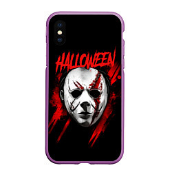 Чехол iPhone XS Max матовый Halloween Michael Myers