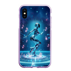 Чехол iPhone XS Max матовый Cyber robot girl - ai art fantasy