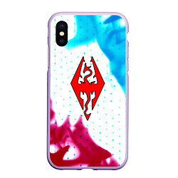 Чехол iPhone XS Max матовый The Elder Scrolls flame