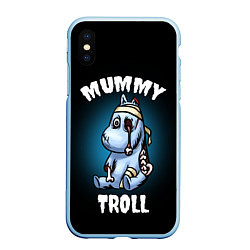 Чехол iPhone XS Max матовый Mummy troll