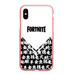 Чехол iPhone XS Max матовый Fortnite japan game