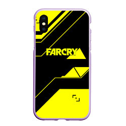 Чехол iPhone XS Max матовый Farcry geometry sport, цвет: 3D-сиреневый