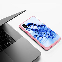 Чехол iPhone XS Max матовый Следы дыма, цвет: 3D-баблгам — фото 2