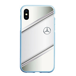 Чехол iPhone XS Max матовый Mercedes benz metalic collection