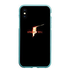 Чехол iPhone XS Max матовый Resident Evil 5