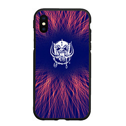 Чехол iPhone XS Max матовый Motorhead red energy