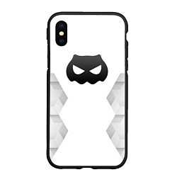 Чехол iPhone XS Max матовый DanMachi white poly