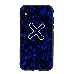 Чехол iPhone XS Max матовый A Silent Voice blue energy