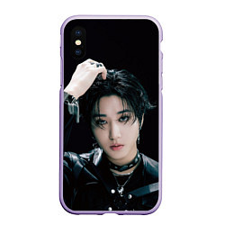 Чехол iPhone XS Max матовый Stray Kids Han Giant concept