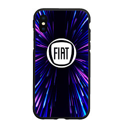 Чехол iPhone XS Max матовый Fiat neon energy