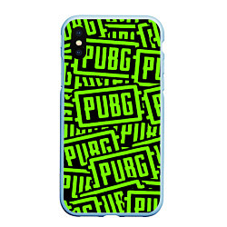 Чехол iPhone XS Max матовый PUBG pattern game