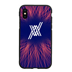 Чехол iPhone XS Max матовый Darling in the FranXX red energy