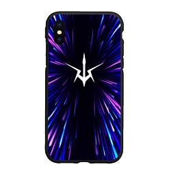 Чехол iPhone XS Max матовый Code Geass neon energy, цвет: 3D-черный