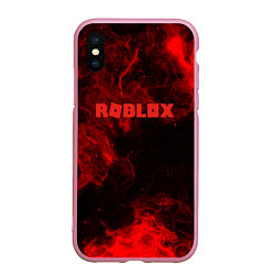 Чехол iPhone XS Max матовый Roblox space