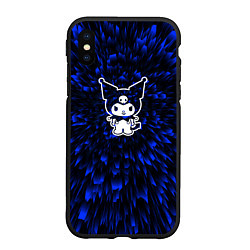 Чехол iPhone XS Max матовый Kuromi blue energy