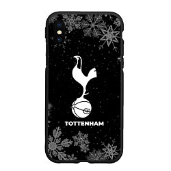 Чехол iPhone XS Max матовый Снежный Tottenham