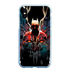 Чехол iPhone XS Max матовый Batman from hell