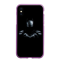 Чехол iPhone XS Max матовый Batman in the dark