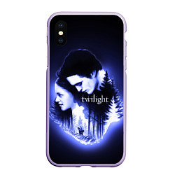 Чехол iPhone XS Max матовый Twilight Bella and Edward