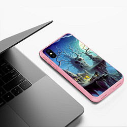 Чехол iPhone XS Max матовый Коттедж ведьмы - нейроарт фантазия, цвет: 3D-баблгам — фото 2