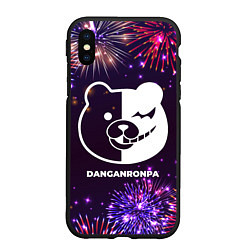 Чехол iPhone XS Max матовый Праздничный Danganronpa