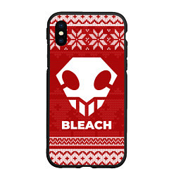 Чехол iPhone XS Max матовый Новогодний Bleach