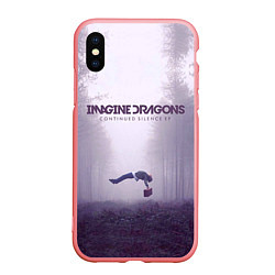 Чехол iPhone XS Max матовый Imagine Dragons: Silence, цвет: 3D-баблгам