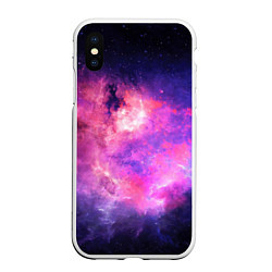 Чехол iPhone XS Max матовый Космос