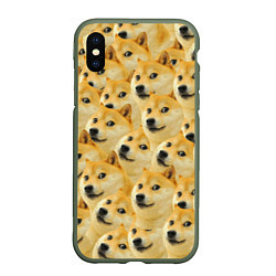 Чехол iPhone XS Max матовый Doge