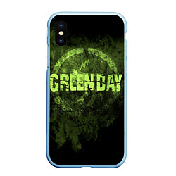 Чехол iPhone XS Max матовый Green Day: Acid Voltage