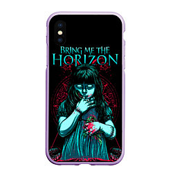 Чехол iPhone XS Max матовый BMTH: Zombie Girl