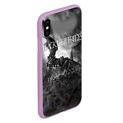 Чехол iPhone XS Max матовый Black Veil Brides: Faithless, цвет: 3D-сиреневый — фото 2