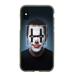 Чехол iPhone XS Max матовый Clown House MD