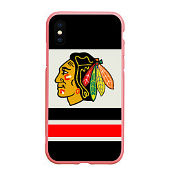 Чехол iPhone XS Max матовый Chicago Blackhawks