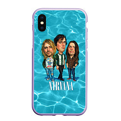 Чехол iPhone XS Max матовый Nirvana: Water