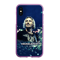 Чехол iPhone XS Max матовый Nickelback: Chad Kroeger