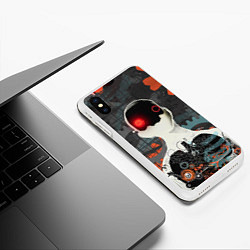 Чехол iPhone XS Max матовый Three Days Grace, цвет: 3D-белый — фото 2