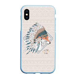 Чехол iPhone XS Max матовый Fox: Wild Free