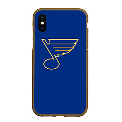 Чехол iPhone XS Max матовый St Louis Blues: Tarasenko 91