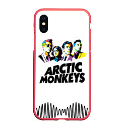 Чехол iPhone XS Max матовый Arctic Monkeys: Music Wave