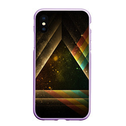 Чехол iPhone XS Max матовый Pink Phloyd: Triangle