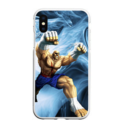 Чехол iPhone XS Max матовый Muay Thai Rage