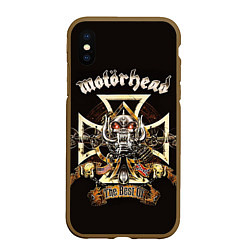 Чехол iPhone XS Max матовый Motorhead: The best of, цвет: 3D-коричневый