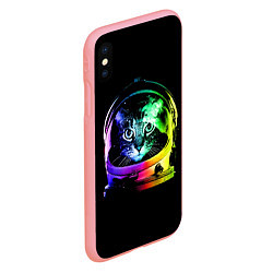 Чехол iPhone XS Max матовый Кот космонавт, цвет: 3D-баблгам — фото 2